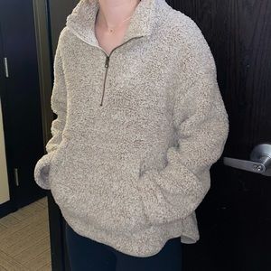 Sherpa Quarter-zip Jacket